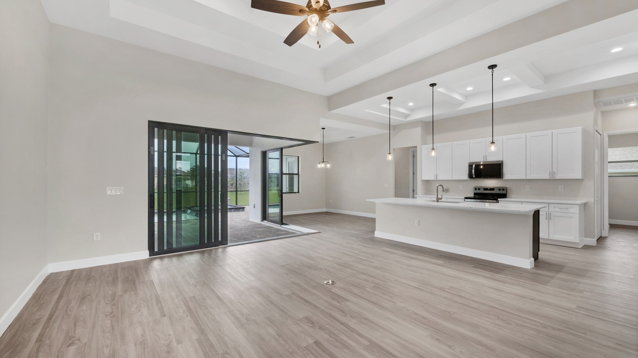 Beautiful hardwood flooring in a modern home