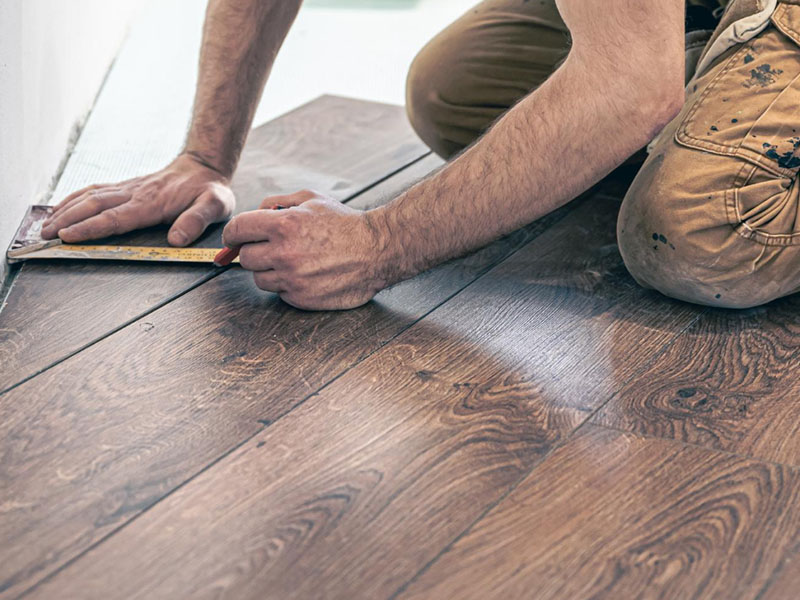 EBH Flooring team working on a project